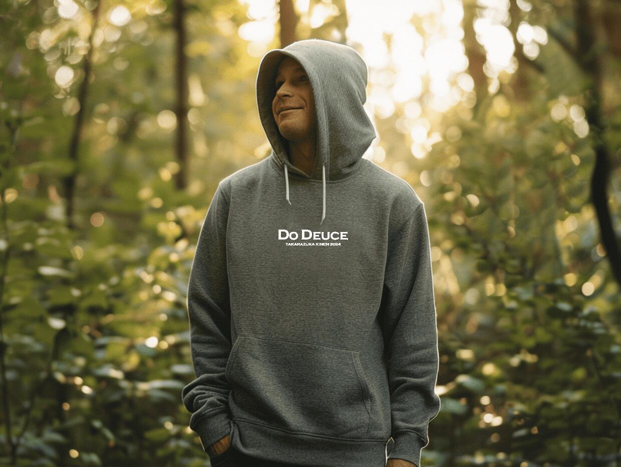 【ドウデュース】DO DEUCE 有馬記念 2023 キーファーズ公式 優勝記念パーカー Gray/White (競馬)のサムネイル