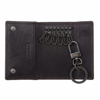 ディーゼル DIESEL　X04482 PR013 T8013 キーケース Blackブラック【c】【新品/未使用/正規品】