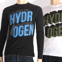 HYDROGEN ハイドロゲン 長袖Tシャツ 225608 ホワイトA41 ブラックA59 80s T-SHIRT LS ロンT メンズ 【新品 未使用 正規品】【売れ筋】