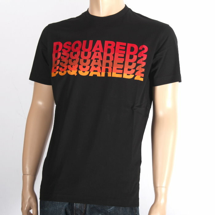 DSQUARED2　ディースクエアード　半袖Tシャツ　ブラック　S74GD0814 S22427 900　メンズ 【新品・未使用・正規品】売れ筋