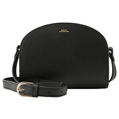 アーペーセー A.P.C. PXAWV F61392 LZZ BLACK APC ハーフムーン ミニ ショルダーバッグ ブラック レディース ユニセックス sac demi-lune mini【r】【新品/未使用/正規品】