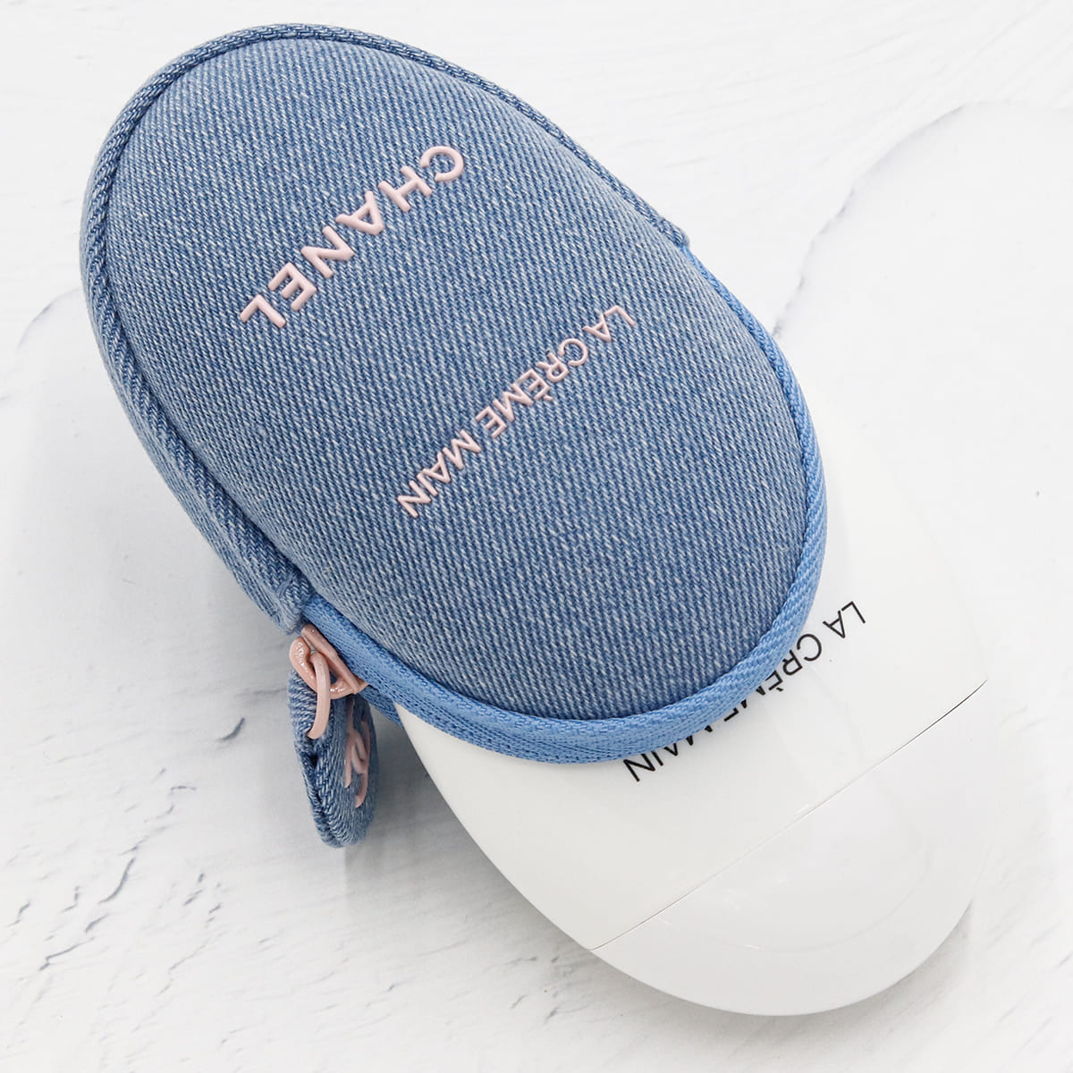 CHANEL シャネル ハンドクリーム ラ クレーム マン デニム 50ml デニムポーチ付 限...