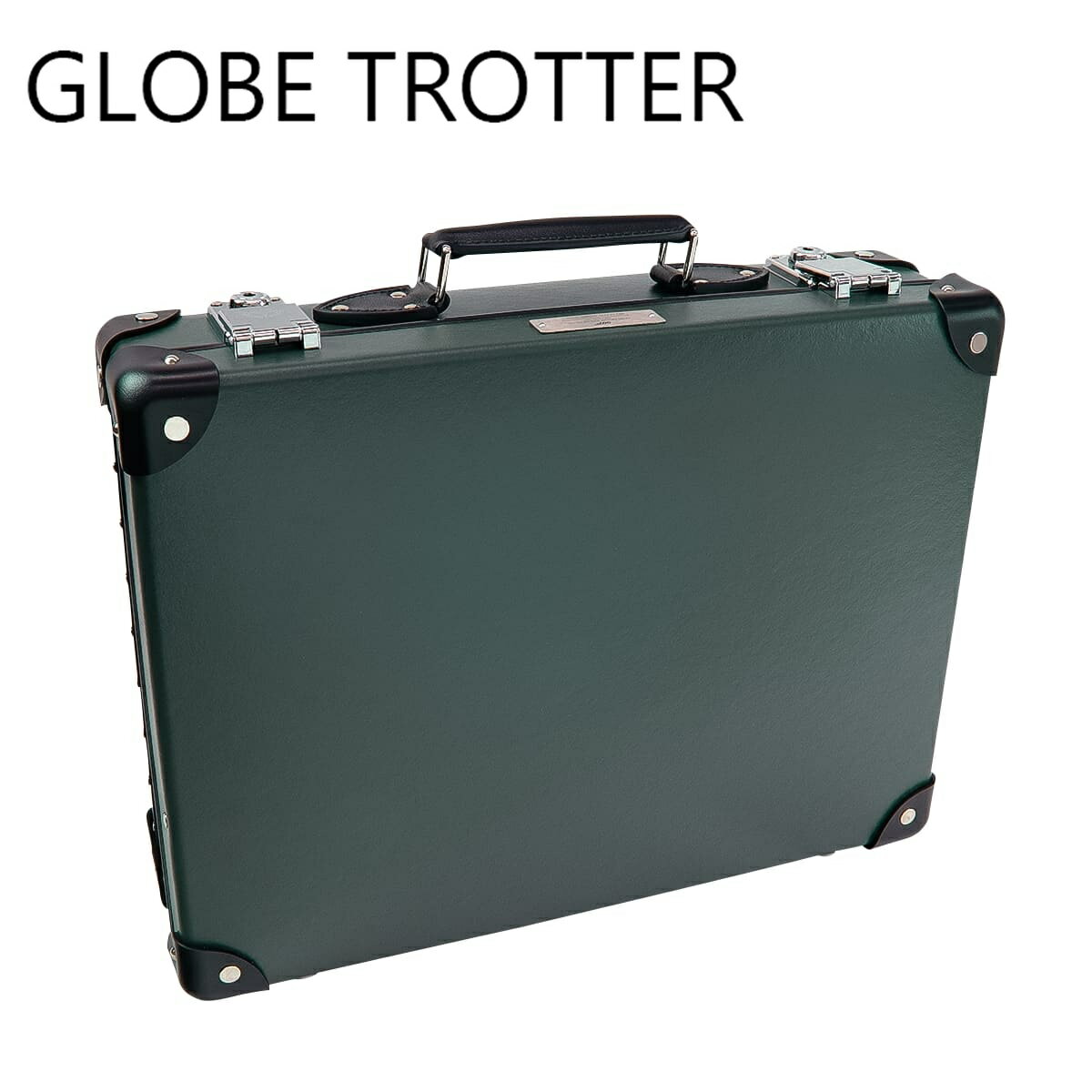 グローブトロッター　アタッシュケース 007 ノータイムトゥダイ ラゲッジコレクション GLOBE TROTTER バッグ アタッシュケース NO TIME TO DIE アタッシェ カーキ×ブラック GTB25OGB16SA-2 丈夫 頑丈 通勤 新品 正規品