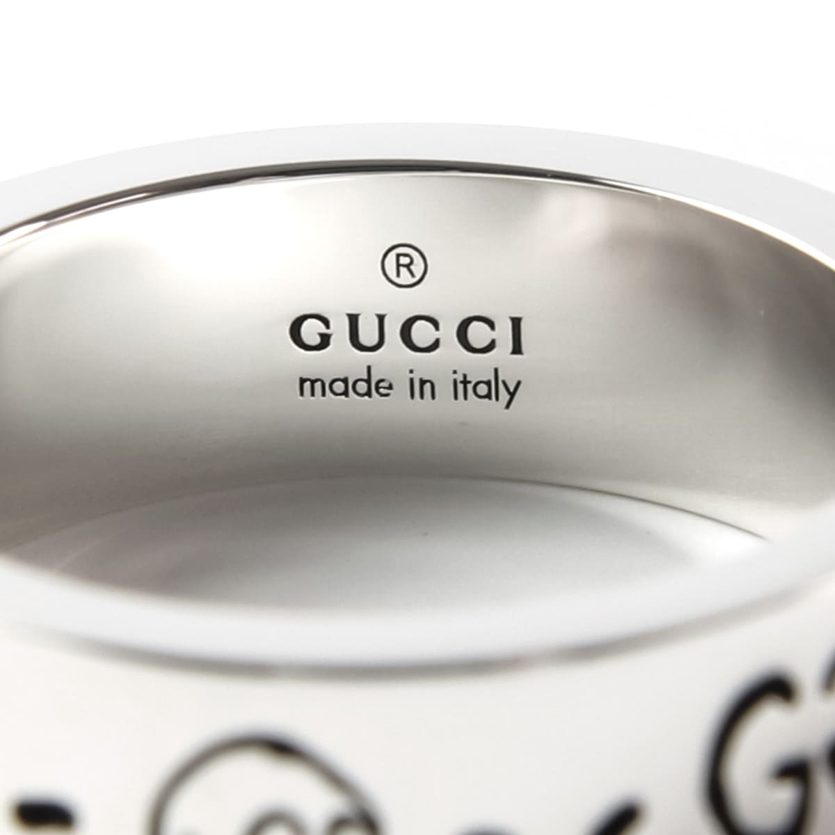 グッチ 指輪 メンズ 正規品 GUCCI リング 指輪 グッチ ゴースト GUCCI GHOST シル...