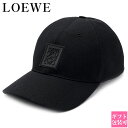 ロエベ 帽子 LOEWE 帽子 パッチ キャップ キャンバス PATCH CAP ブラック K820358X88 1100 ロエベ キャップ レディース 夏 ロ...