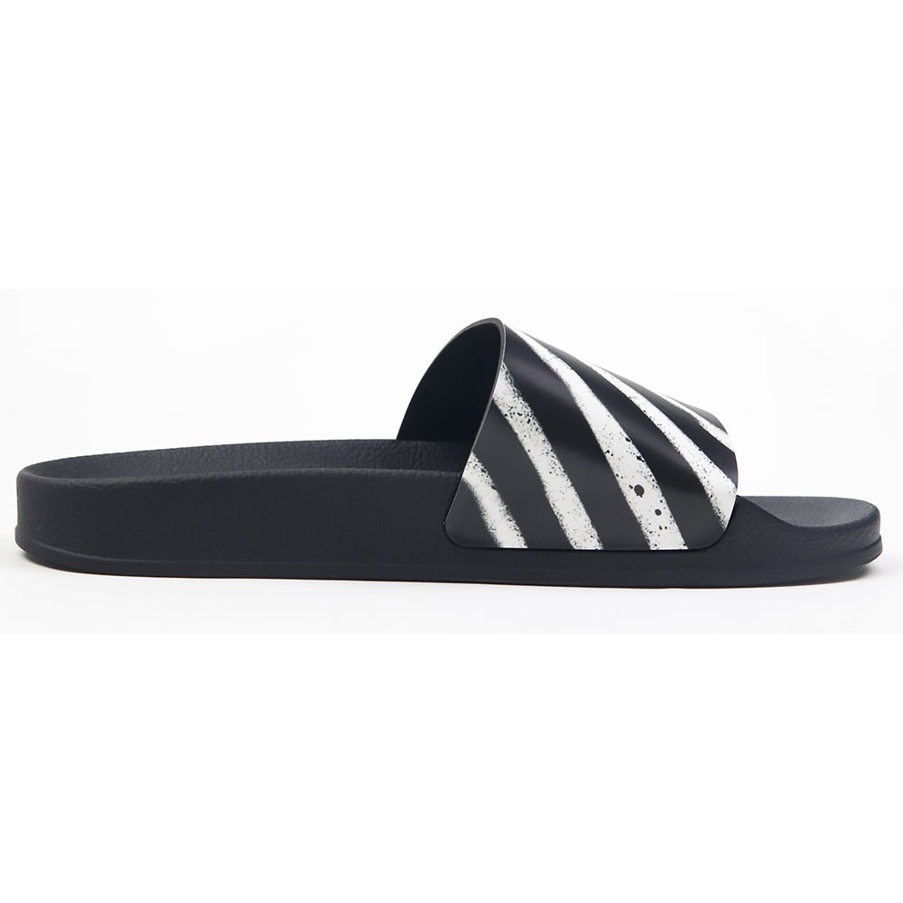 【P5倍】オフホワイト off-white サンダル シャワーサンダル メンズ レディース 靴 シューズ ブラック OMIA088R20C220521001 SPRAY STRIPES SLIDER BLACK WHITE 3