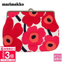 【P3倍】マリメッコ ポーチ ガマ口 レディース marimekko ポーチ がま口 ウニッコ柄 ミニウニッコ Puolikas Kukkaro プオリカス ク...