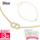 【P3倍】ディオール DIOR ネックレス レディース ペンダント PETIT CD プチ CD ネックレス メタル & クリスタル ゴールド N2241WOM...