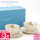 【P3倍】ウェッジウッド ティーカップ セット 250ml 結婚祝い 正規品 急ぎの引き出物 ギフトセット ティーカップ&ソーサー カップアンドソーサー フェスティビティ ラズベリー ペア 食器 WEDGWOOD 高級 おしゃれ 贈り物 食器セット ギフト 誕生日 ブランド