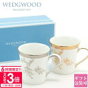 【P3倍】ウェッジウッド マグカップ 300ml 【正規紙袋 無料】食器 正規品 ペア 結婚祝い ギフトセット ヴェラ・ウォン ヴェラ レース プラチナ・ゴール...