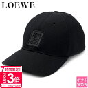 【P3倍】ロエベ 帽子 LOEWE 帽子 パッチ キャップ キャンバス PATCH CAP ブラック K820358X88 1100 ロエベ キャップ レディー...