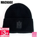 【P3倍】マッカージュ MACKAGE ニット帽 JUDE-MZ ビーニー ニットキャップ ユニセックス JUDE-MZ ブラック メンズ レディース ウールブ...