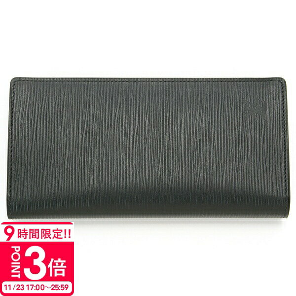 【P3倍】【正規紙袋無料】ルイヴィトン 長財布 新品 小銭入れあり メンズ エピ ポルトフォイユ ブラザ ノワール M60622 LOUIS VUITTON ル...
