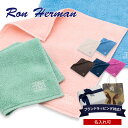【名入れ刺繍】ロンハーマン ハンカチ 8色 正規品 RHロゴ刺繍 Ron Herman タオルハンカチ ブランド メンズ レディース ギフト 誕生日プレゼント 就職祝い 転勤 上司 名前入り プレゼント