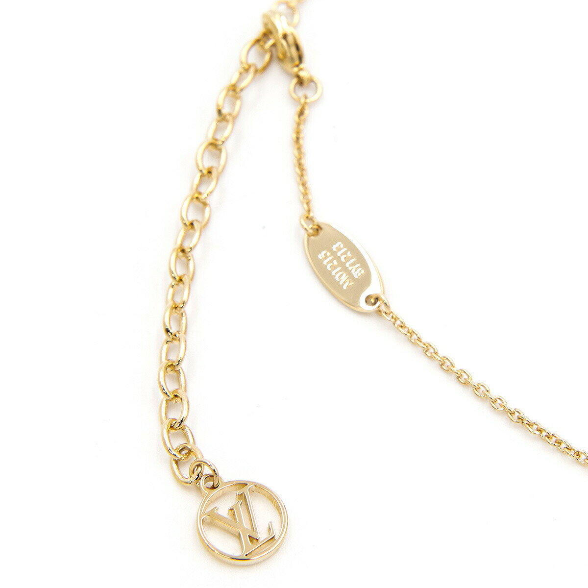 ルイヴィトン LOUIS VUITTON ネックレス LV アイコニック エナメル ピンク M01215 ...