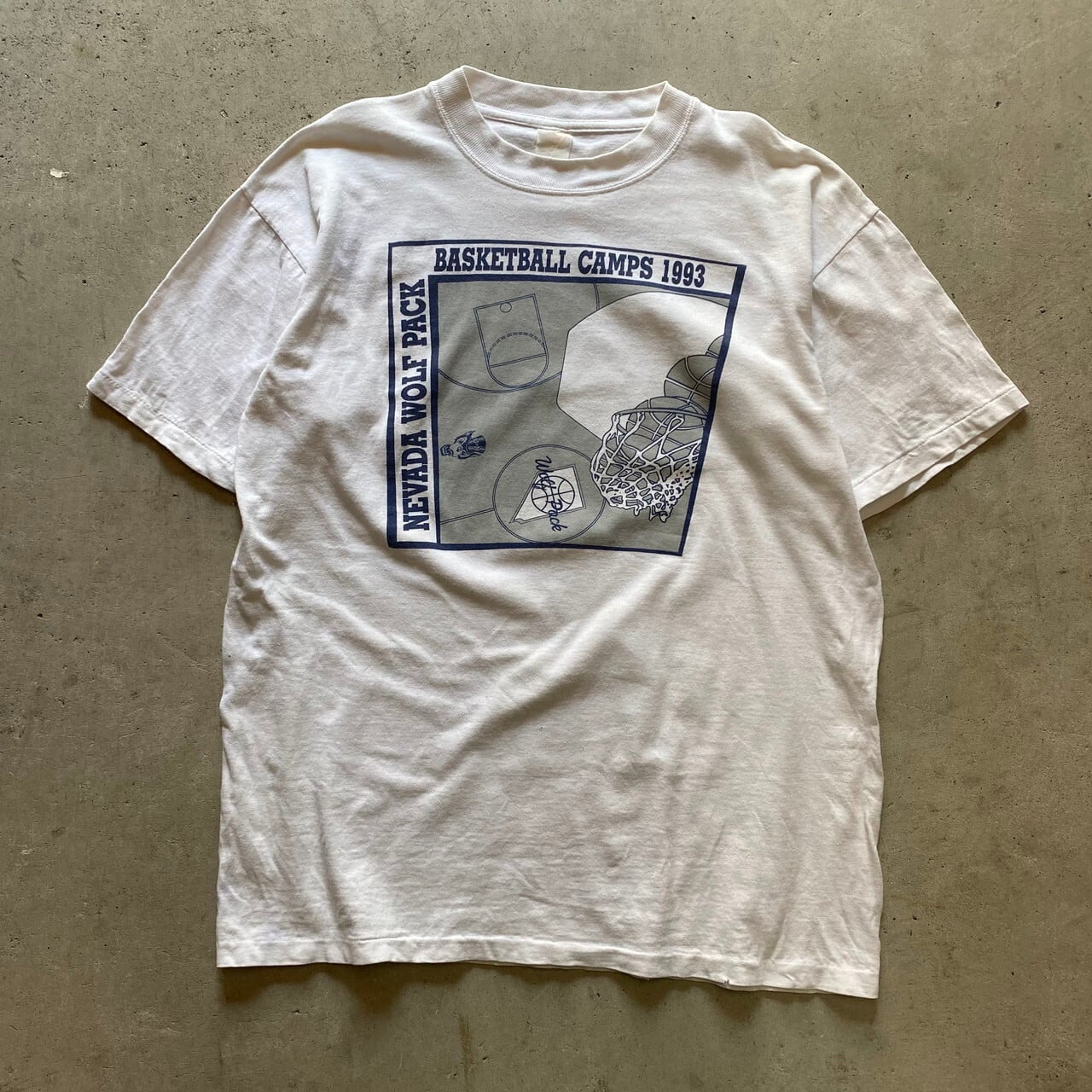 古着 90年代 NEVADA WOLFPACK BASKETBALL CHAMPS 1993 CONVERSE CONS REACT コンバース Tシャツ メンズXL相当【古着】【中古】【RS2207】【SS2209】