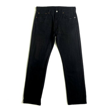 古着 Levi's リーバイス 501 ストレートデニムパンツ ブラックデニムパンツ メンズW33【古着】【中古】【cave 古着屋】【FS2207】【SS2209】