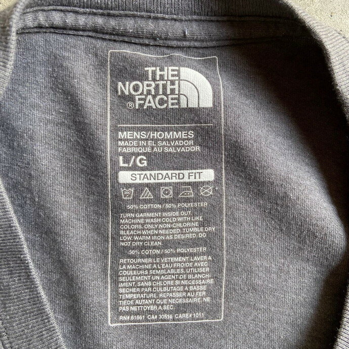 THE NORTH FACE ザ ノースフェイス ロゴ Tシャツ メンズL 【古着】【中古】【SS2209】