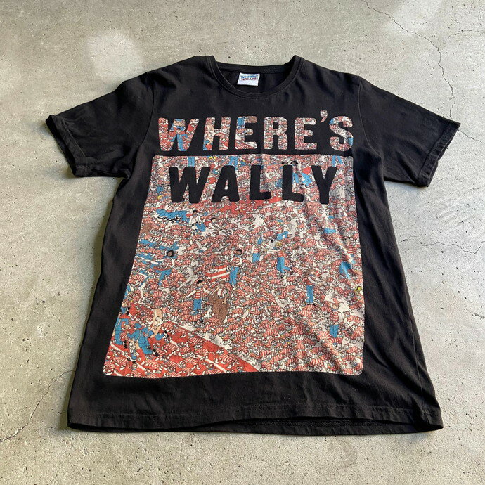 WHER’S WALLY ウォーリーを探せ 絵本 キャラクター プリント Tシャツ メンズL 【古着】【中古】【SS2306】のサムネイル