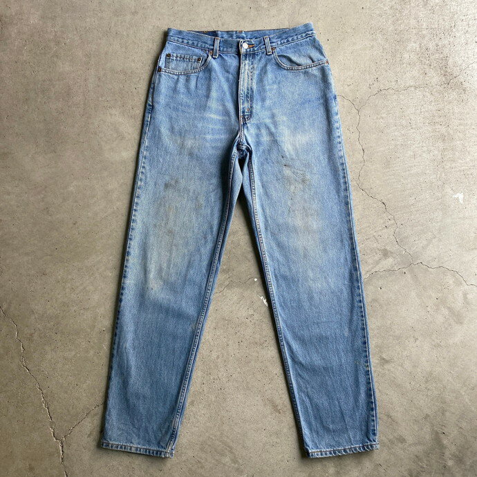 90年代 メキシコ製 Levi's リーバイス 550 テーパード デニムパンツ RELAXED FIT メンズw34 【古着】【中古】