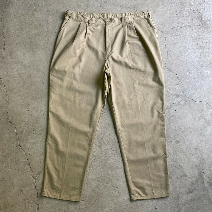 ビッグサイズ Dickies ディッキーズ 2タック チノパンツ ワークパンツ メンズW44 【古着】【中古】【SS2506】