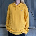 Polo Ralph Lauren ポロラルフローレン 鹿の子 長袖ポロシャツ メンズXL 【古着】【中古】【SS2309】