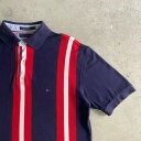 90N TOMMY HILFIGER g~[qtBK[ ̎q }`XgCv |Vc YXL yÒzyÁzySS2309z