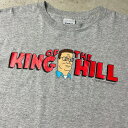 90年代 USA製 KING OF THE HILL キング オブ ザ ヒル アニメTシャツ キャラクタープリントTシャツ メンズXL 【古着】【中古】【SS2309】