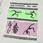 90年代 AXE CAPOEIRA NEW YORK カポエイラ アートプリント Tシャツ メンズXL 【古着】【中古】【SS2309】