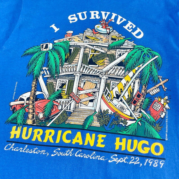 80N HURRICAN HUGO 1989 A[g vgTVc YM yÒzyÁzySS2309z