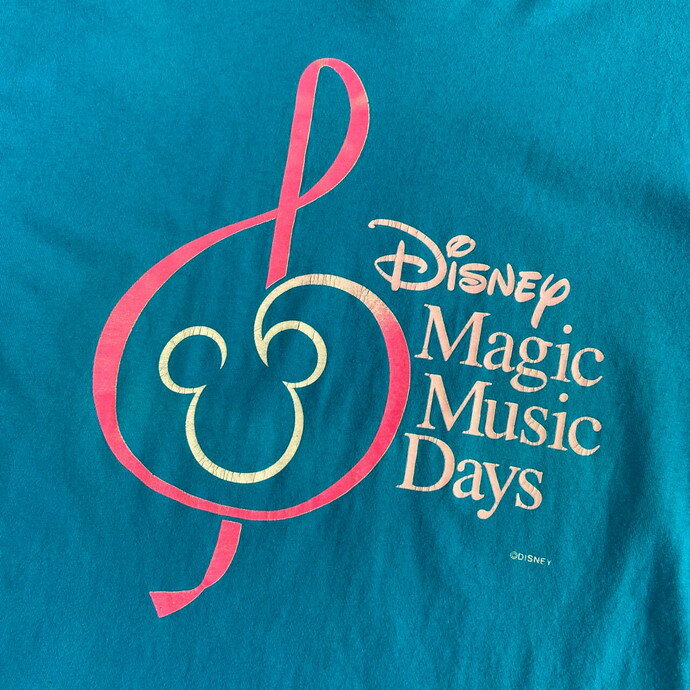 USA 80N Disney fBYj[ Magic Music Day vgTVc LN^[TVc YL yÒzyÁzySS2309z
