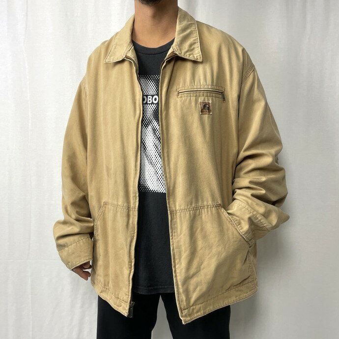 00年代 Carhartt カーハート ダック地 ワークジャケット メンズ3XL相当【古着】【中古】