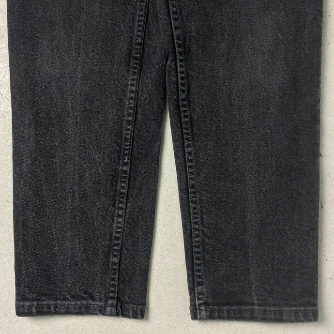 90年代 USA製 Levi's リーバイス 550 ブラックデニムパンツ レディース W28相当 古着【中古】【SS2506】