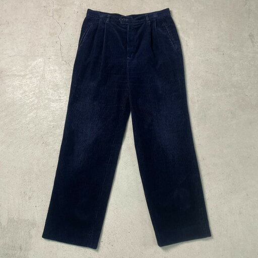 90年代 イタリア製 benetton ベネトン ツータック コーデュロイパンツ メンズW31 古着【中古】【SS2503】【SS2506】 90年代 イタリア製 benetton ベネトン ツータック コーデュロイパンツ メンズW31 古着【中古】【SS2503】【SS2506】
