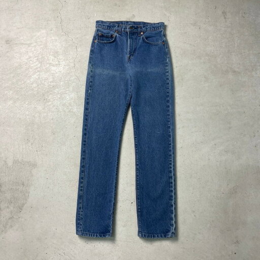 80年代 USA製 Levi's リーバイス 505 0217 黒カン デニムパンツ ハチマル メンズW30 古着【中古】