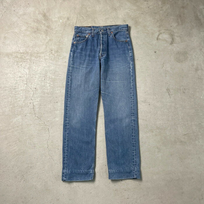 00年代 英国製 Levi's ユーロリーバイス 501 ストレート デニムパンツ メンズW30 レディース 古着【中古】