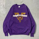 80年代 USA製 sportswear プリントスウェットシャツ BAND レディースXS-S相当【SS2412】【SS2503】【SS2506】【SS2509】
