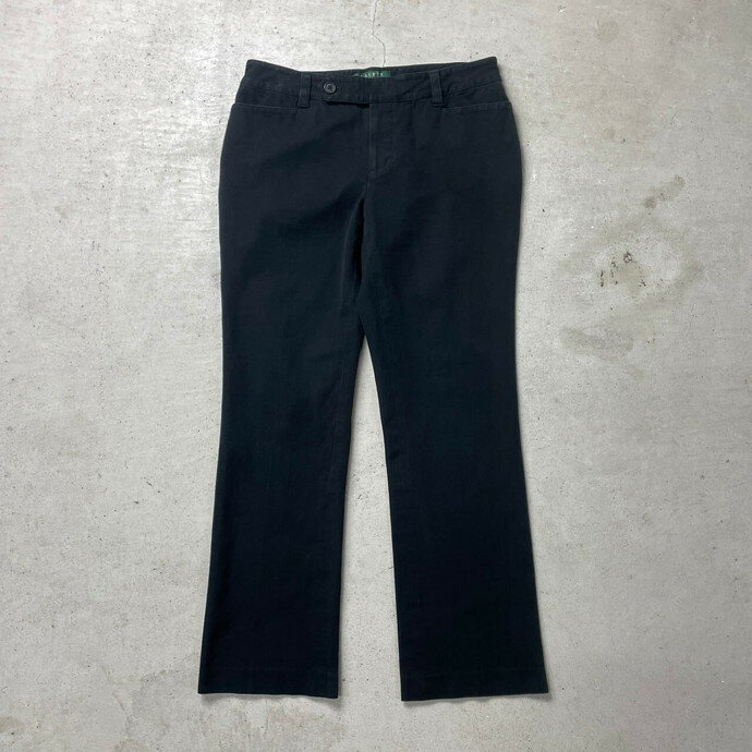 00年代 LAUREN Ralph Lauren ローレンラルフローレン フレアパンツ レディースW29相当 古着【中古】