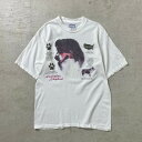 90年代~00年代 ALLSPORT Australian Shepherd アニマル イヌ プリントTシャツ メンズM レディース 古着