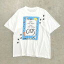 90年代 Kathy Davis アートプリントTシャツ アニマル 猫 ネコ メンズXL相当 古着【中古】(4)