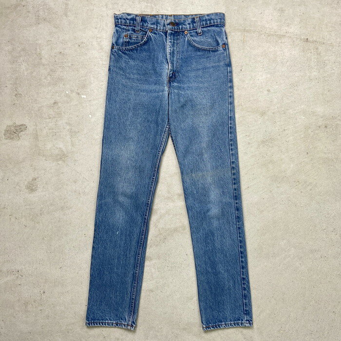 80年代 USA製 Levi's リーバイス 705 0217 デニムパンツ オレンジタブ レディースW28 メンズ 古着【中古】