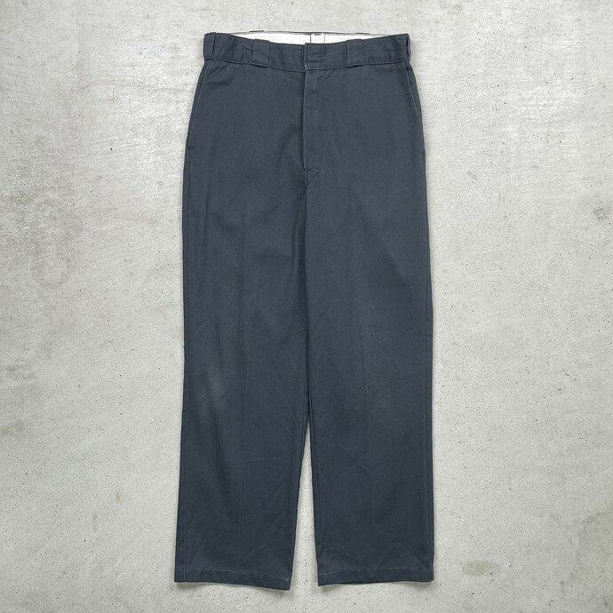 90年代 Dickies ディッキーズ ワークパンツ 拡張ウエスト メンズW33 古着【中古】
