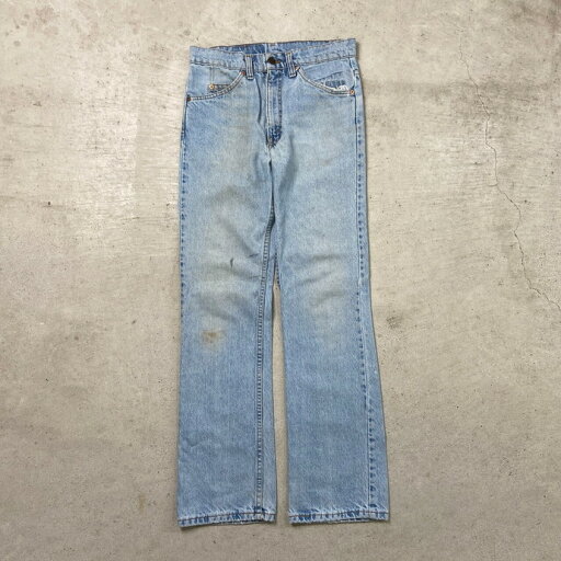 90年代 USA製 Levi's リーバイス 517 ブーツカット フレアデニムパンツ オレンジタブ メンズW29 レディース 古着【中古】【SS2509】 90年代 USA製 Levi's リーバイス 517 ブーツカット フレアデニムパンツ オレンジタブ メンズW29 レディース 古着【中古】【SS2509】