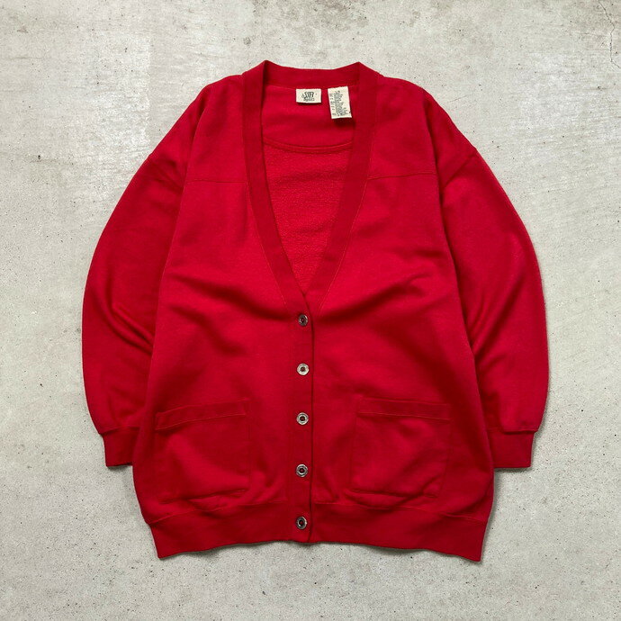 90年代 SJB SPORT St.John's Bay スウェットカーディガン メンズL相当 レディースXL相当 古着【中古】【SS2503】【AS2509】