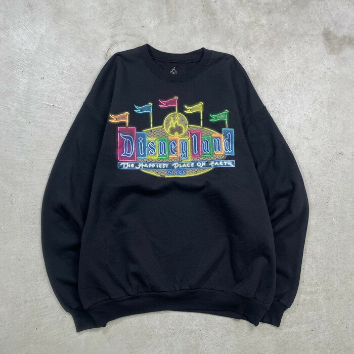 DISNEY LAND RESORT ディズニーランド プリントスウェットシャツ メンズXL 古着【中古】【AS2509】のサムネイル