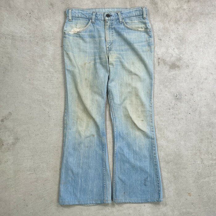 70年代 Levi's リーバイス 663 フレア ベルボトム デニムパンツ メンズW32相当 古着【中古】【SS2512】