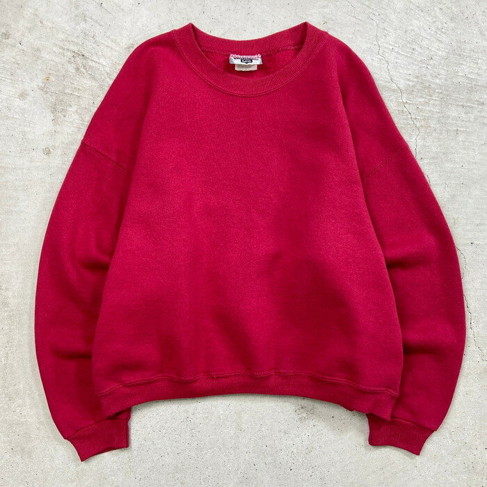 90年代 USA製 Lee リー ブランクスウェットシャツ 無地 メンズL 古着【中古】