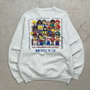 90年代 USA製 hp Hewlett Packard ヒューレットパッカード スウェットシャツ 企業ロゴプリント メンズXL相当 古着【中古】
