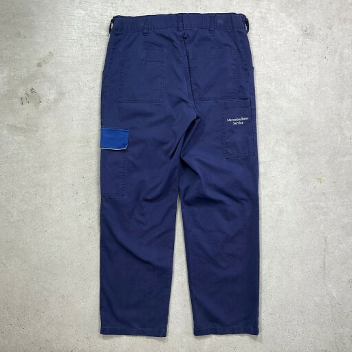 90年代 Mercedes-Benz Service メルセデスベンツ 企業ロゴ刺繍 ワークパンツ サイドカーゴパンツ メンズW34相当 古着【中古】 90年代 Mercedes-Benz Service メルセデスベンツ 企業ロゴ刺繍 ワークパンツ サイドカーゴパンツ メンズW34相当 古着【中古】