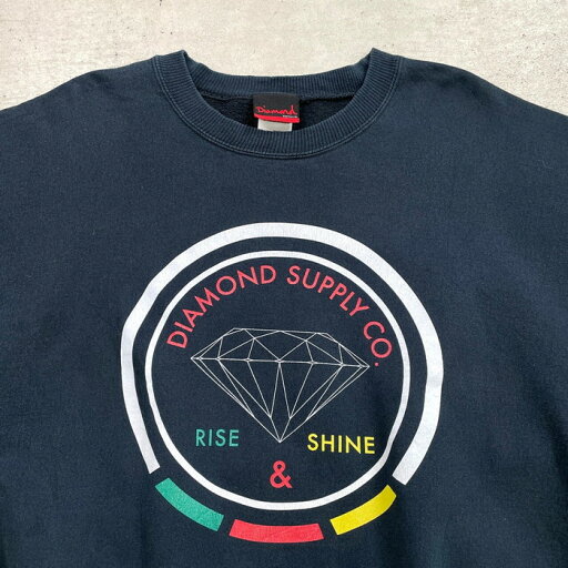 DIAMOND SUPPLY CO. ブランドロゴ プリントスウェットシャツ メンズXL 古着【中古】【AS2509】